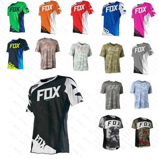 Enduro MTB Cycling Sleeve Cycling Jersey Downhill Shirt Camiseta Motocross T-shirt Mx Mountain Bike Clothing Mtb Jersey Hpit Fox