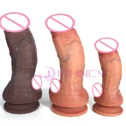 Thick Dildos Sextoys Women Masturbator Dildo No Vibrador Realistic Dildo with Suction Cup Adult Toys Women Adult Toys Penis