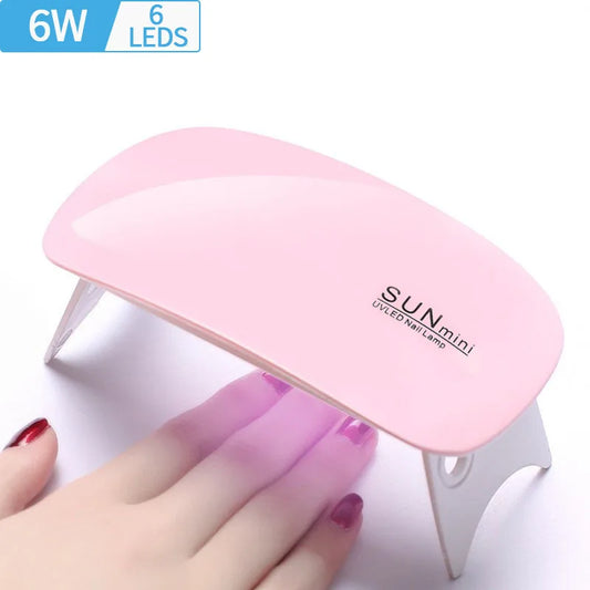 Mini Mouse Gel Nails Polish Drying Lamp USB Nail Phototherapy Machine Professional Manicure Tool Salon Equipment