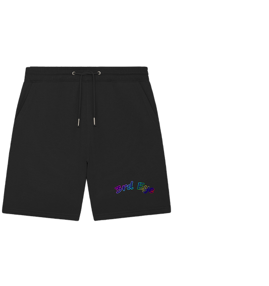 Free for All - black w+u - Organic Jogger Shorts